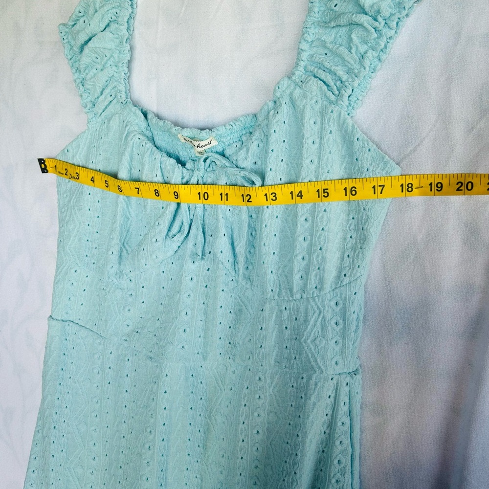 Derek Heart Sky Blue Asymmetrical Dress - Picture 5 of 7